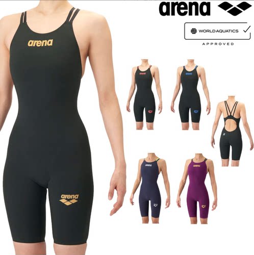 Arena阿瑞娜游泳连体女五分fina泳衣训练健身AQUA游泳装AS6SRC11L