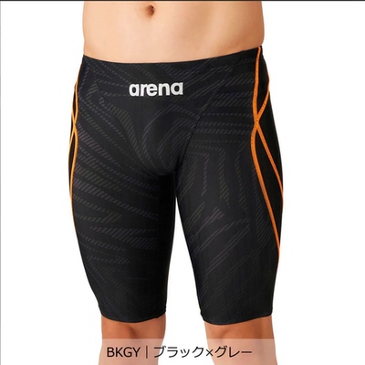 Arena阿瑞娜游泳衣训练比赛竞速AQUA健身泳裤男fina泳裤AS6FRC77M