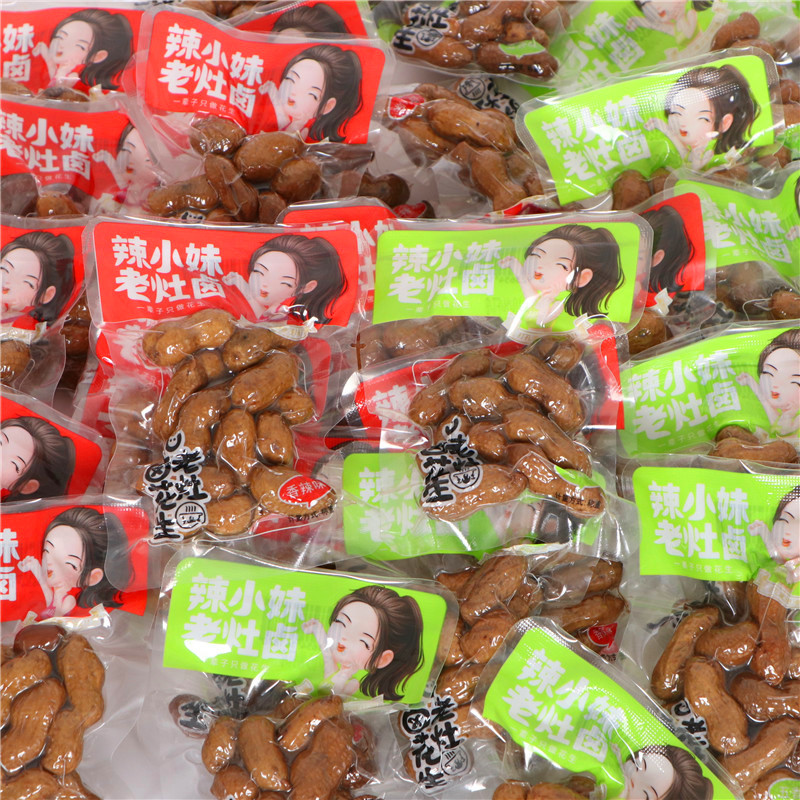 辣小妹老灶卤花生香辣五香味