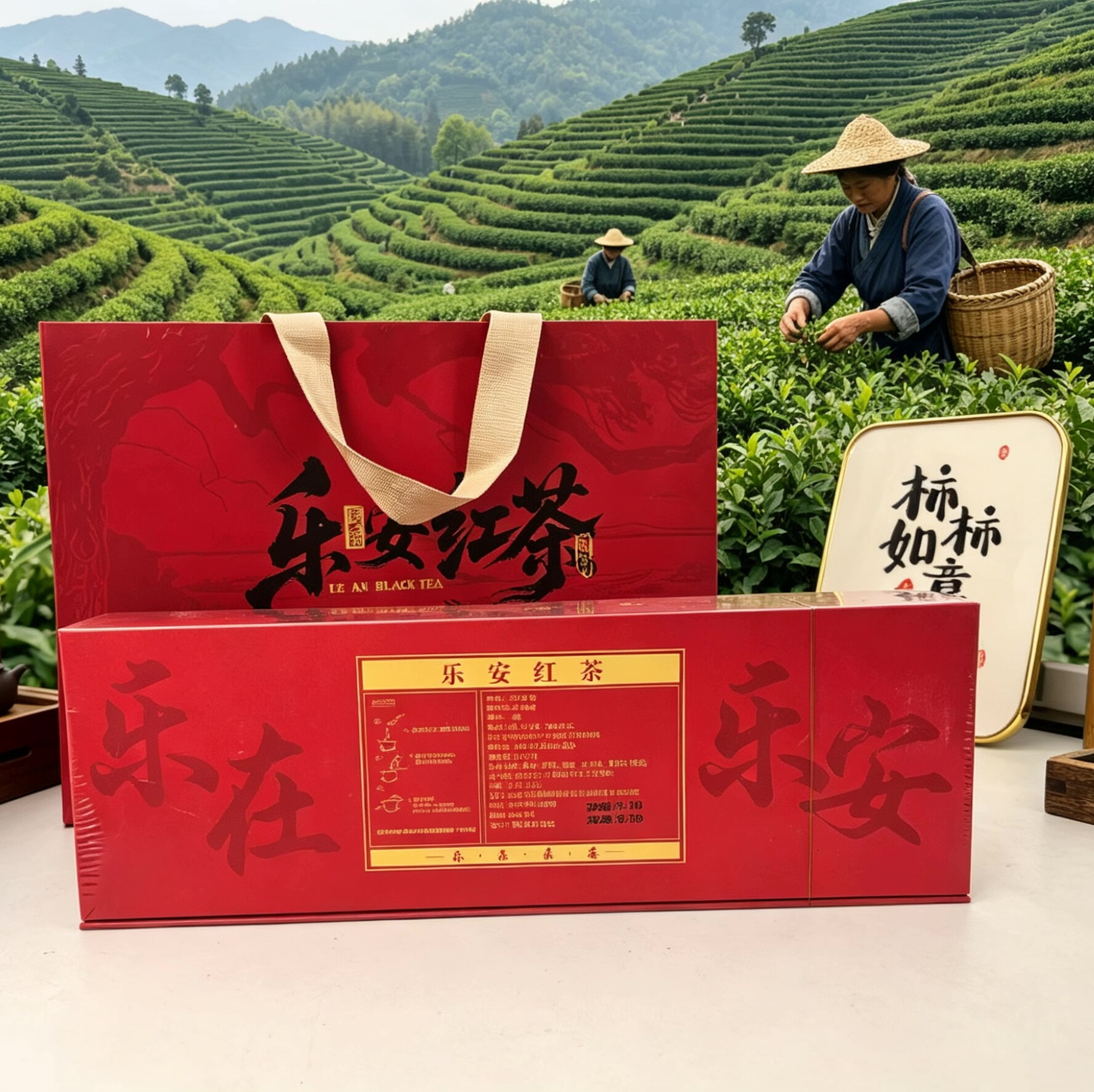 江西特产抚州乐安红茶茶叶礼盒装送礼佳品