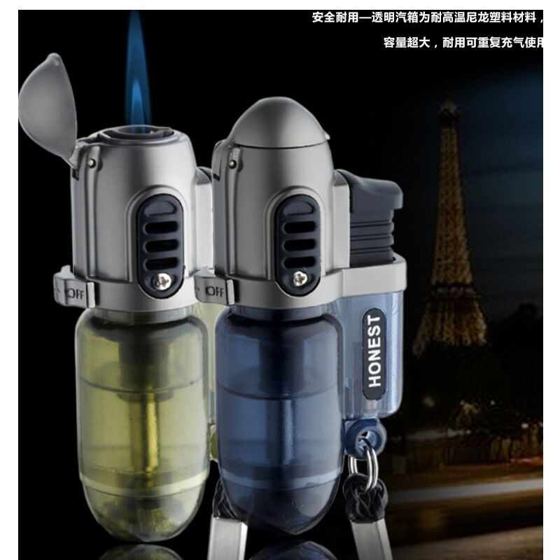 百诚直冲透明艾条雪茄防风打火机