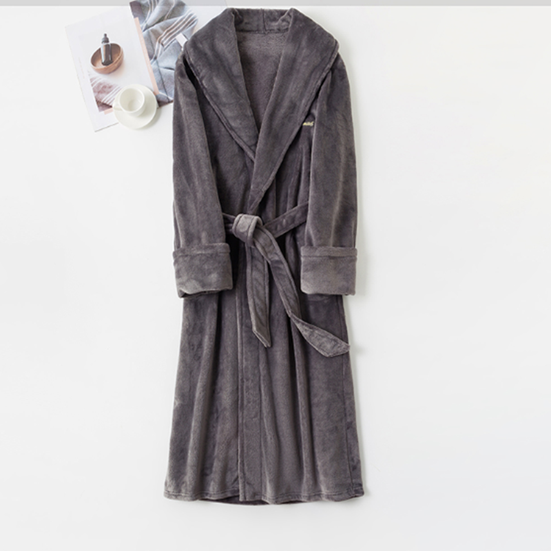 秋冬男女情侣女士长袍法兰绒浴袍厚款绣花大码家居服加长款绒睡袍,女士内衣/男士内衣/家居服,睡袍/浴袍,淘宝优惠券,粉丝福利购,淘宝优惠卷