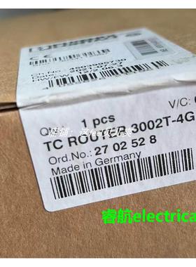 菲尼克斯现货TC ROUTER 3002T-4G路由器2702528工业4G LTE路由器