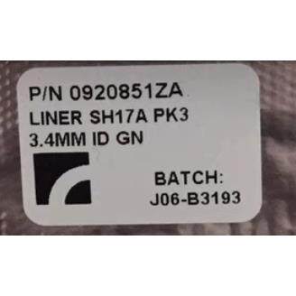 岛津 货号0520851ZA LINER SH17A pk3 3.4mm L议价$