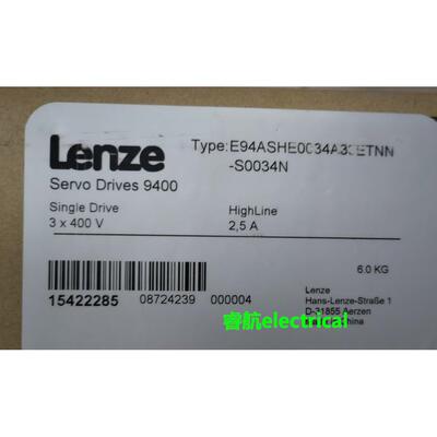 伦茨全新原装2.5A伺服驱动器 E94ASHE0034A33ETNN-S0034N 议价议