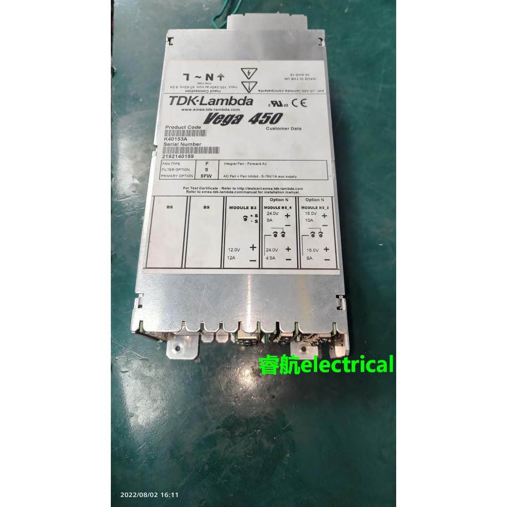 二手九成新TDK-Lambda 模块电源 Vega 450 K40153A 质保半年议价$