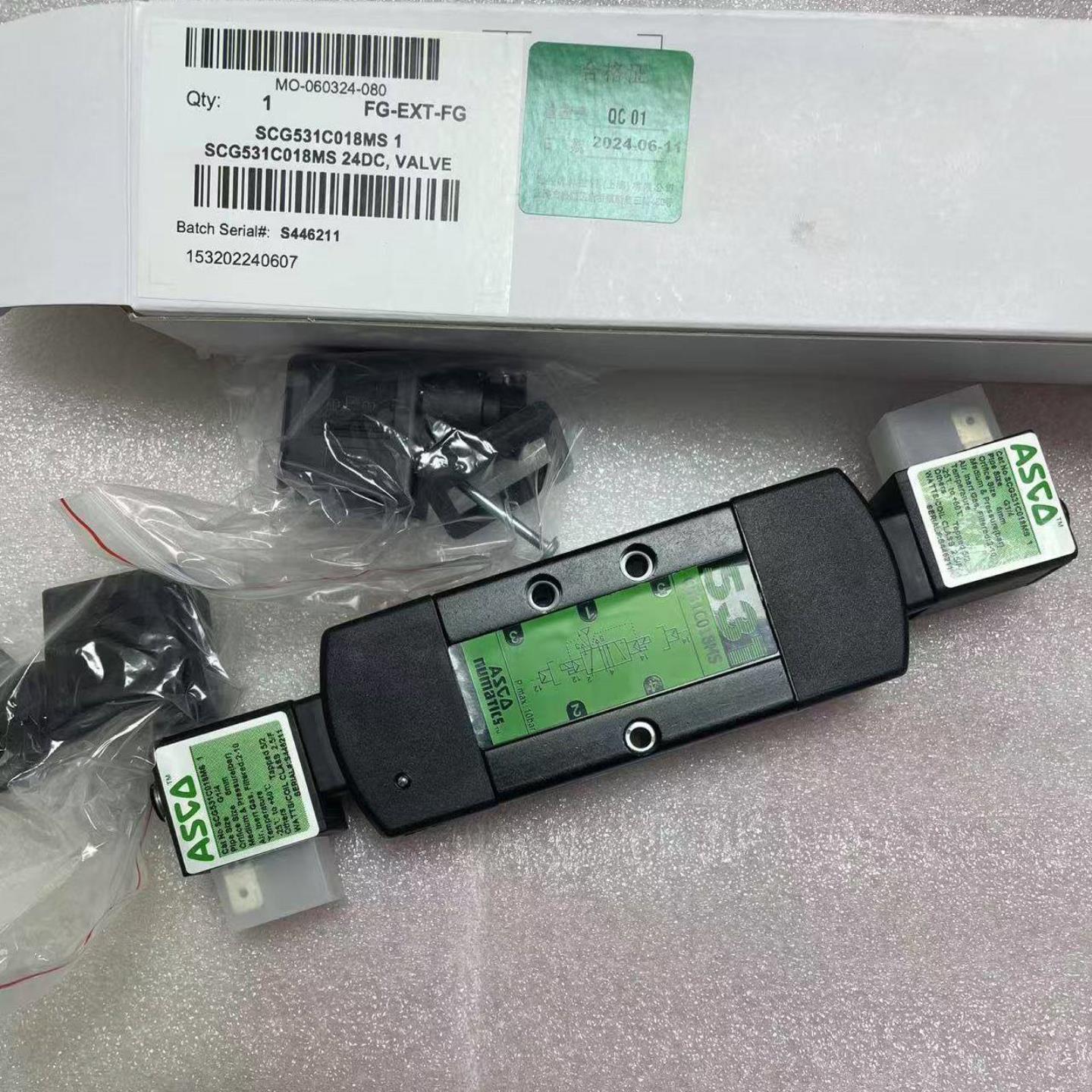 配件SCG531C018MS 24DC美国ASCO电磁阀G14螺纹议价