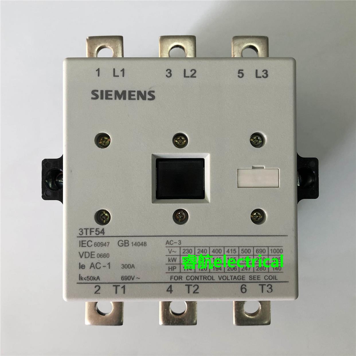 原装3TF5422-0XM0 AC220V 50/60Hz西门子三级交流接触器议价$