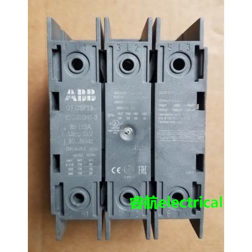 原装ABB隔离开关 OT125FT3 3P 125A议价*