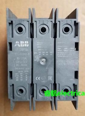 原装ABB隔离开关 OT125FT3 3P 125A议价*