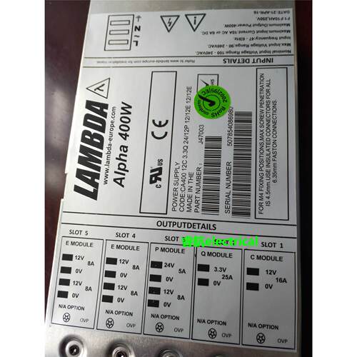 Alpha 400W电源CA400 12C 3.3Q 24/12P 12/12E 12/12E J47003议价