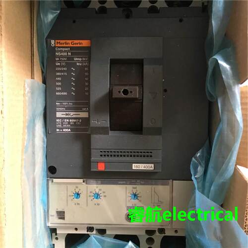 原装MERLIN GERIN塑壳断路器NS400N NS400H 3P 400 320A 250A开关