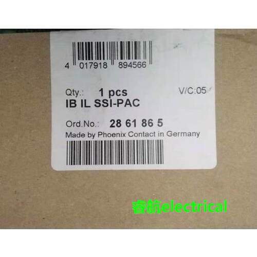 菲尼克斯IB IL SSI-PAC现货原装全新Inline功能模块2861865议价$