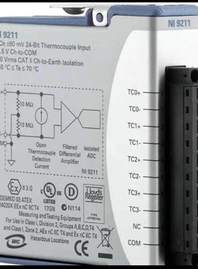 配件NI 9208全新的二手的 16通道电流输入模块780968-01议价