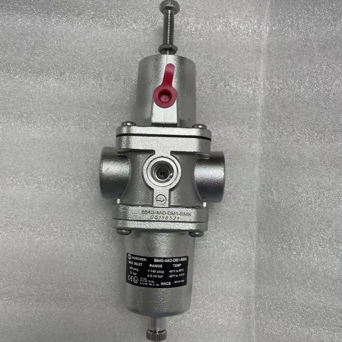 配件B54G-4AD-DM1-RMK诺冠Norgren过滤减压阀12NPT螺纹议价