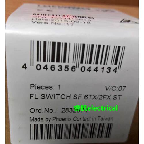 菲尼克斯phoenix原装现货FL SWITCH SF 6TX/2FX ST - 2832674议价