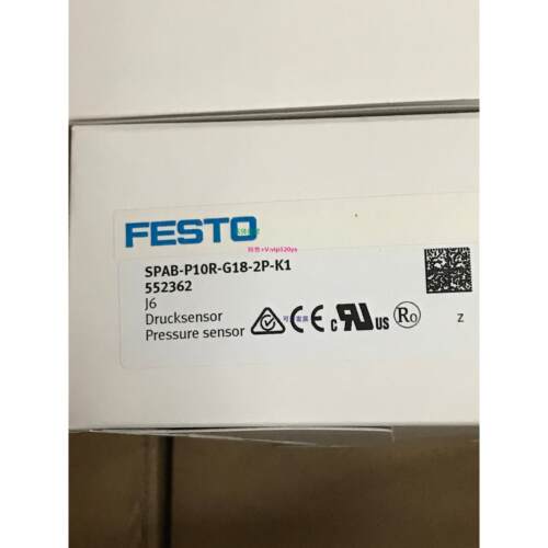 现货供应费斯托FESTO压力传感器 SPAB-P10R-G18-2P-K1 552362