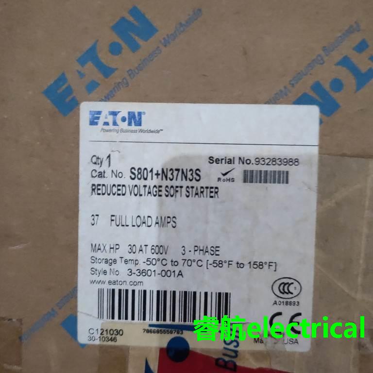 伊顿穆勒软启动控制器S801+N37NS 全新原装现货议价议价$