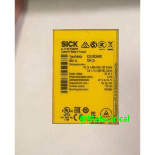传感器德国西克全新原装FX3-XTIO84002议价议价$