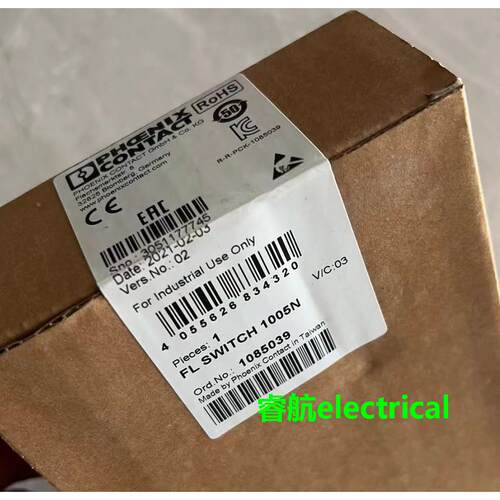 菲尼克斯FL SWITCH 1005N原装1085039现货超薄以太网交换机议价$