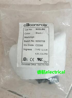 现货促销 全新原装 C3 CONTROLS 扭把开关 N22LBN 实物照片议价$