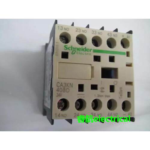 原装CA3KN40BD DC24V施耐德4常开中间继电器议价$