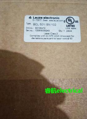 LEUZE劳易测激光条码阅读器BCL501i SN 102 50105472全新议价$