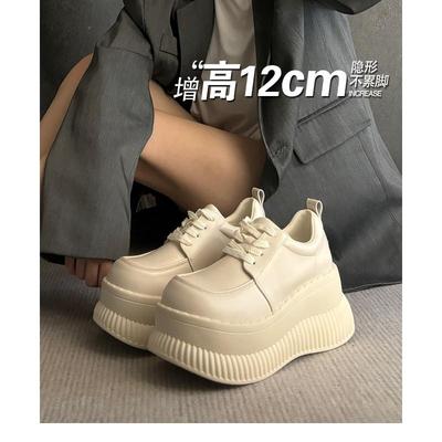 12cm秋冬隐形乐玛丽珍鞋子厚底