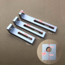 制袋机通用铝棍支架吹膜机印刷机固定支架铝支座定位条块带槽厂家