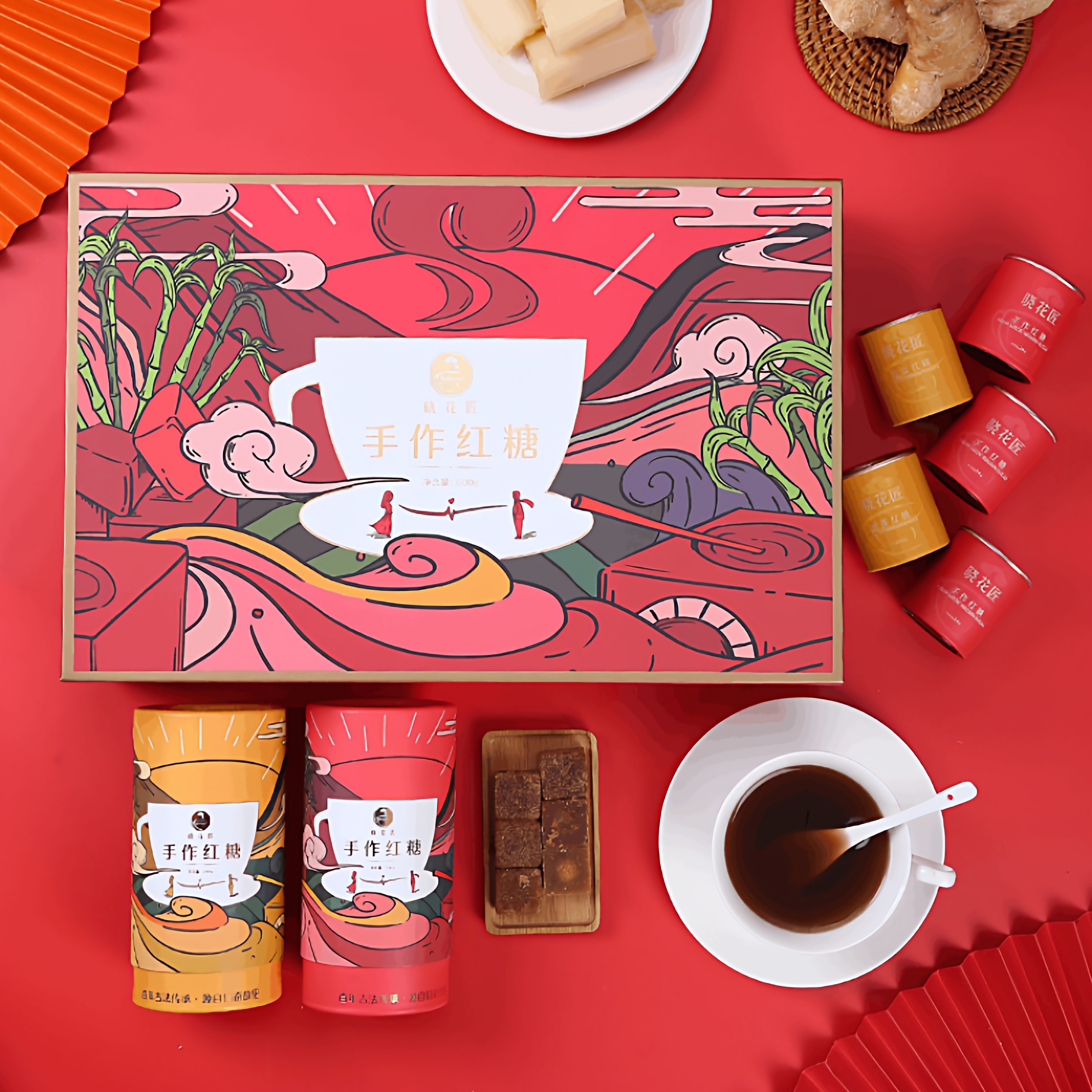 晓花匠 手作红糖4罐 吃独立包装 姨妈经期月子古法土红糖 无礼盒,粮油调味/速食/干货/烘焙,红糖/黑糖/风味红糖,淘宝优惠券,粉丝福利购,淘宝优惠卷