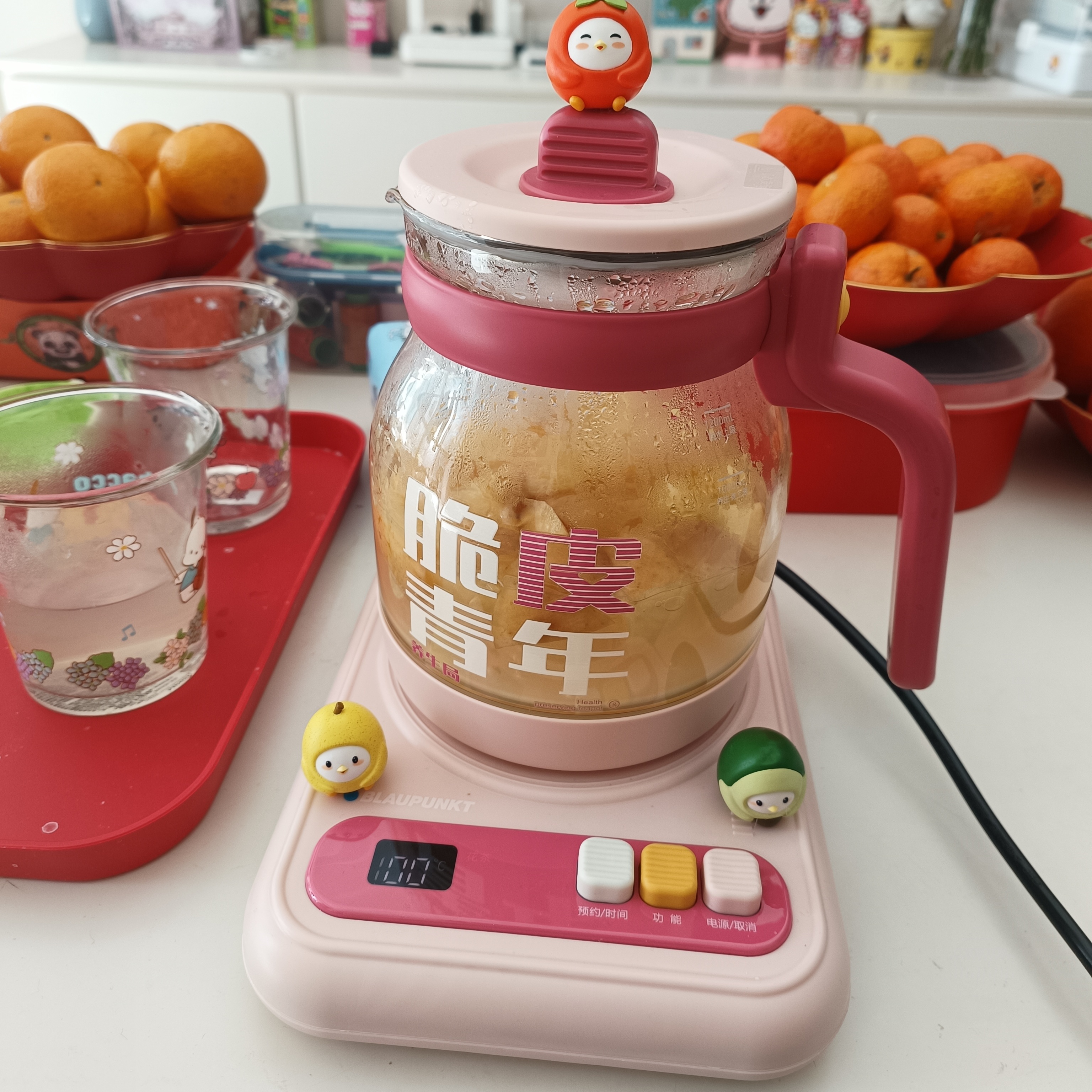 BLAUPUNKT/蓝宝 BP-HP02PRO 养生壶小型多功能炖煮一体玻璃花茶壶