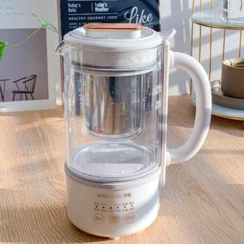 罗娅电热水壶高硼硅玻璃烧水花茶养生壶电热杯煮茶器新品可调温