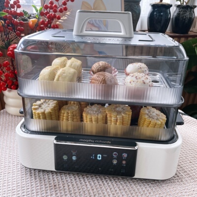 MORPHY RICHARDS/摩飞电器MR1158电蒸锅多功能蒸汽家用蒸笼一体锅