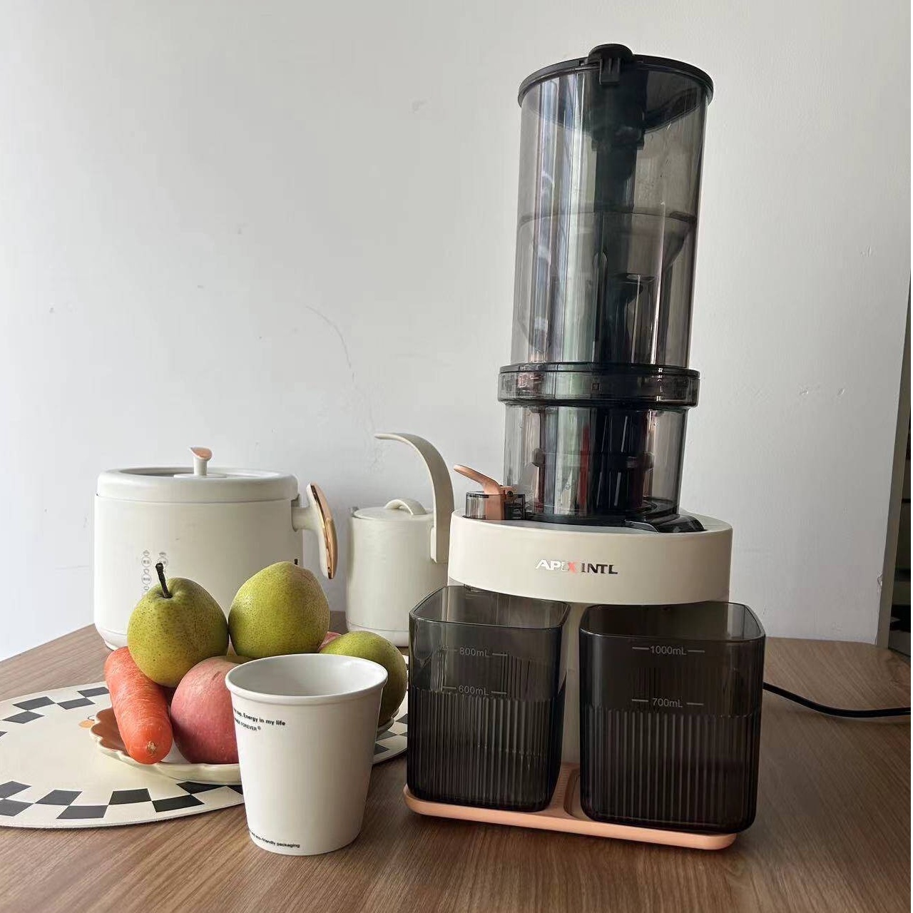 Apixintl安本素APIX-SJ02原汁机渣汁分离大口径全自动慢磨果汁机