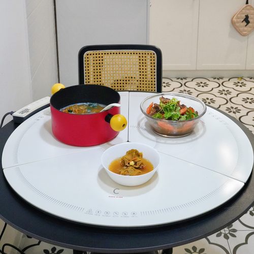 MORPHY RICHARDS/摩飞电器MR8306分区控温折叠暖菜板家用饭菜保温