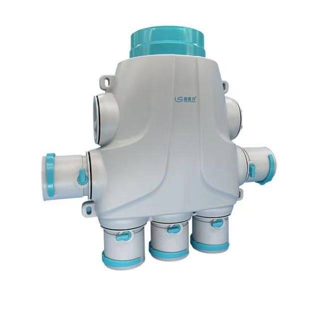 鑫隆升新风系统分风箱pe管道分支器顶送风分风箱ABS全新料 一分五,电子/电工,新风配件,淘宝优惠券,粉丝福利购,淘宝优惠卷