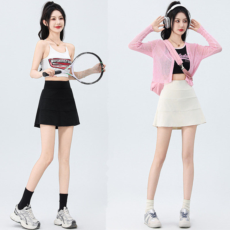 夏季新款钓鱼裙子纯欲运动半身裙女速干透气羽毛球短裙跑步网球裙,运动/瑜伽/健身/球迷用品,网球上装,淘宝优惠券,粉丝福利购,淘宝优惠卷