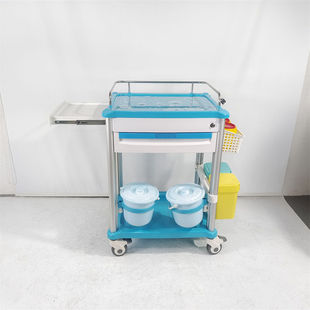 大号ABS治疗车多功能换药发药仪器车双层床旁注射车医用690型号