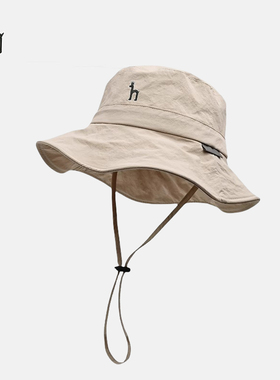 哈吉斯船长速干户外防晒帽男女夏士轻薄登山帽渔夫帽子遮阳太阳帽