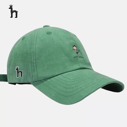 哈吉斯船长帽子女显脸小休闲遮阳棒球帽宽帽檐户外时尚鸭舌帽子男