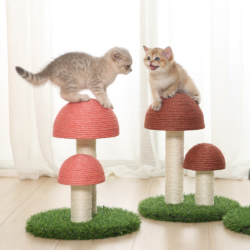 猫爬架宠物用品通天柱蘑菇猫抓柱