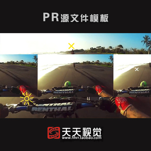 PR模板 青春活力动感视频纪录片分屏分镜头画面展示广告宣传短片