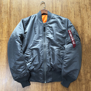 双面穿美式 ALPHA 飞行员夹克男MA1秋冬外衣军外套45P 阿尔法 纯原