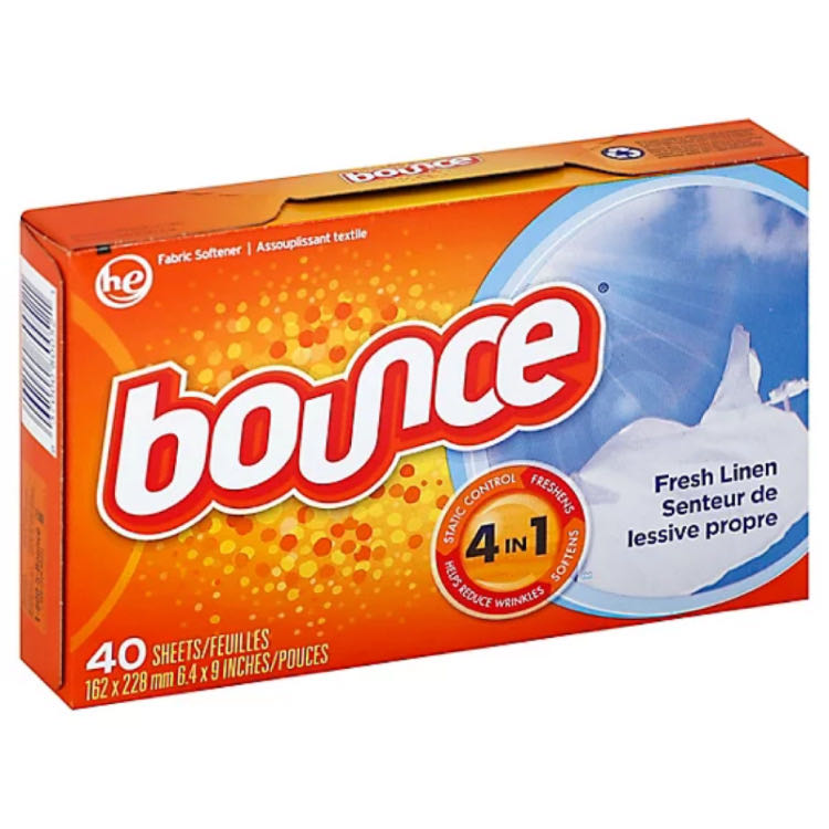 美国进口-bounce dryer sheets烘干机用织物柔顺纸