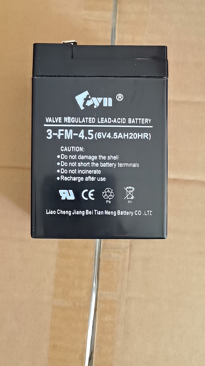 tyn电动童车6V4.5AH蓄电池3-FM-4.5玩具车童车摩托专用电池