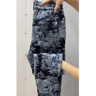 商务休闲百搭长裤 秋冬上新男士 直角裤 高端轻奢钻石绒厚款 帅潮 花裤