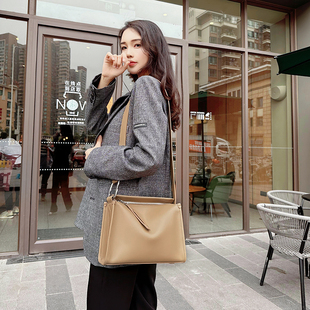 CADY&KAULA包包新款 枕头包真皮斜挎包高级感牛皮女士单肩通勤包女