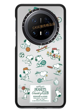CASEOOTD史努比PEANUTS乡村俱乐部适用于华为mate80Pro Max手机壳70/70pro/60Pro+防摔壳磁吸保护套卡通可爱