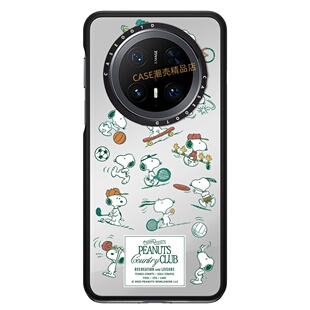 CASEOOTD史努比PEANUTS乡村俱乐部适用于华为mate80Pro Max手机壳70/70pro/60Pro+防摔壳磁吸保护套卡通可爱
