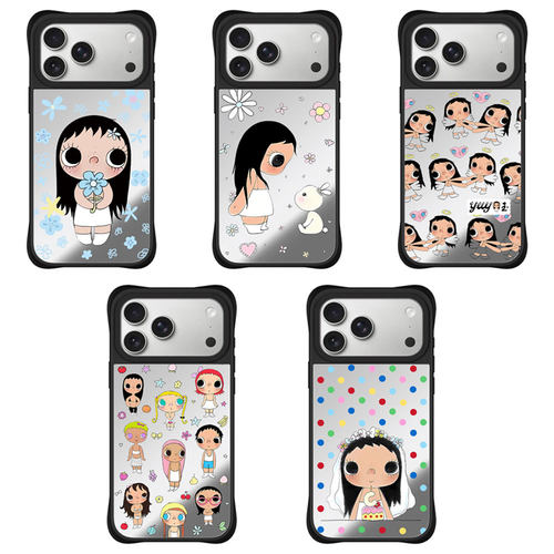 新款yuy小玉女孩四角防摔适用于iPhone苹果17 16Pro Max手机壳15 14Pro max磁吸13保护壳套
